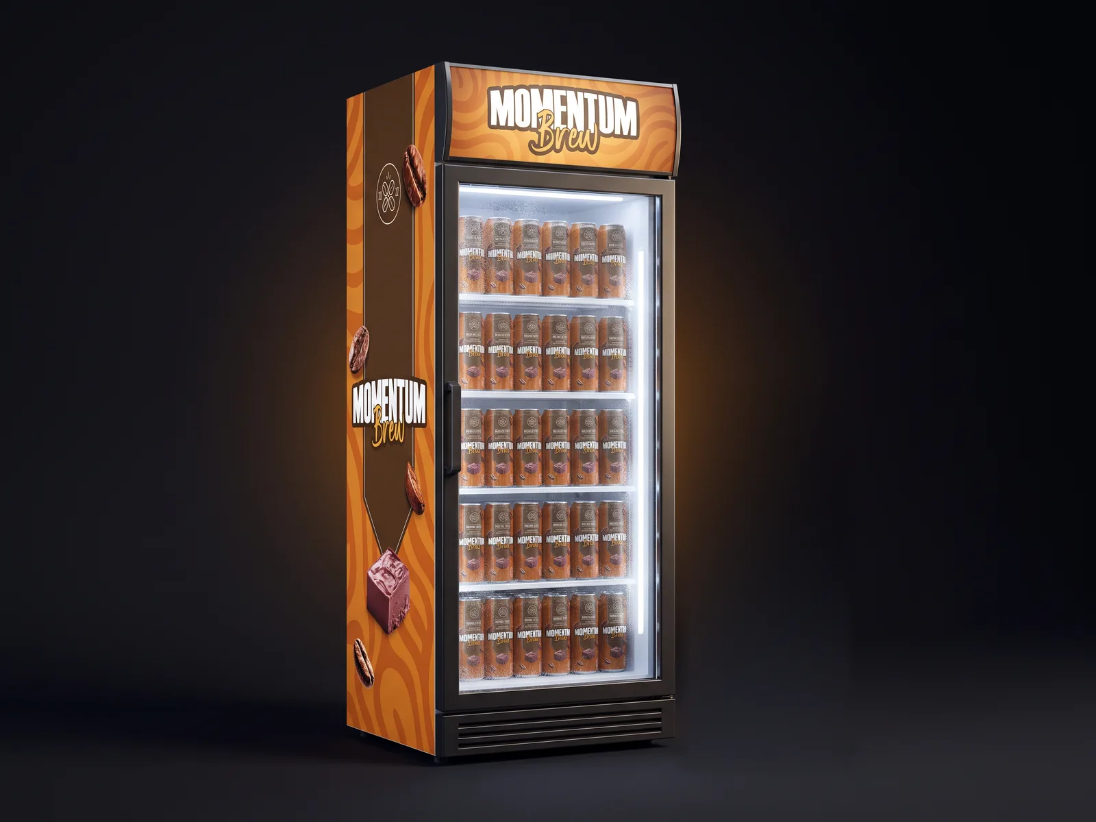 Холодильник Momentum Brew для точек продаж — в той же палитре, что и банка